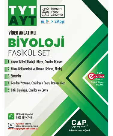 TYT AYT BİYOLOJİ FASİKÜL SETİ